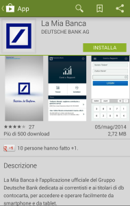App "La Mia Banca"